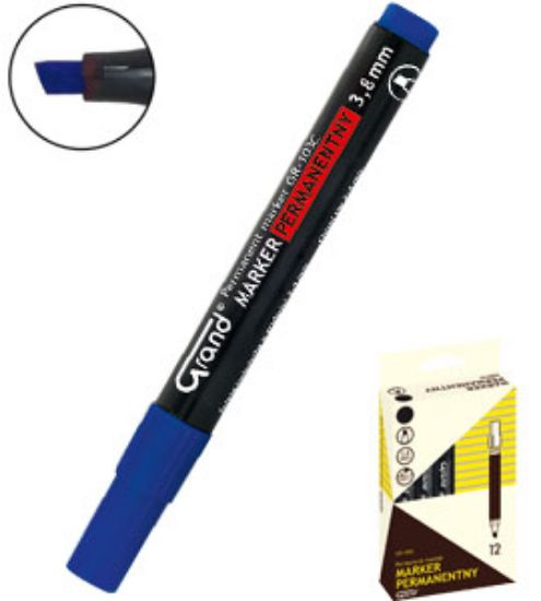 Picture of GRAND PERMANENT MARKER CHISEL BLUE
