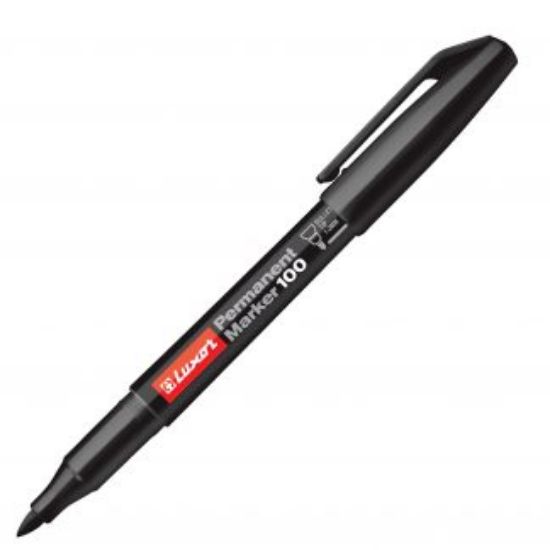Picture of LINEPLUS PERM MARKER MEDIUM 1MM BLACK