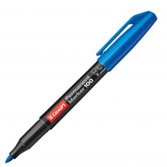 Picture of LINEPLUS PERM MARKER MEDIUM 1MM BLUE
