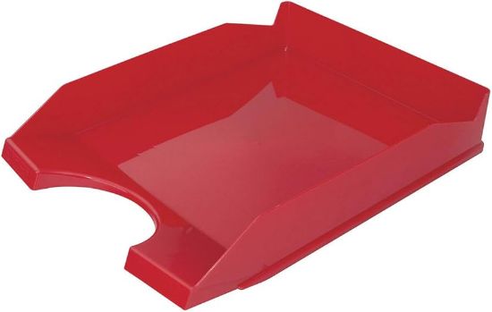 Picture of ARK DESK TRAY STACKABLE RED 450