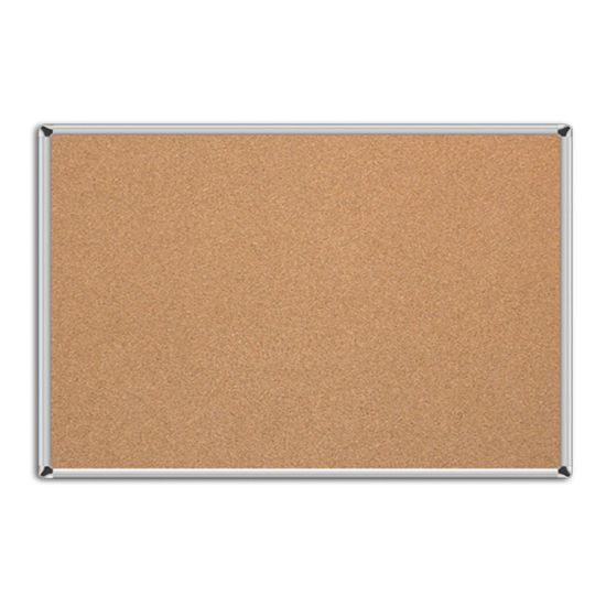 Picture of CORK PANEL WALL MOUNT 90X120CM ALUMINIUM