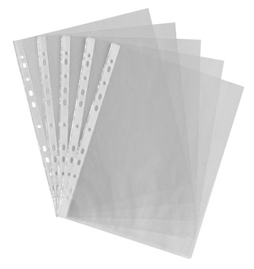 Picture of A4 PUNCHED POCKETS X100