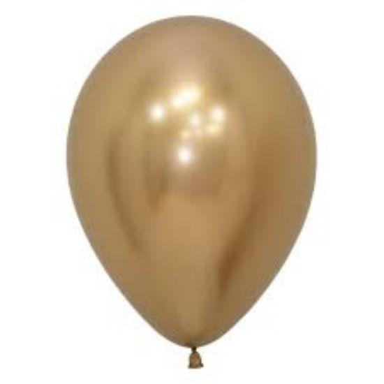 Picture of BALLOON METAL GOLD 50PCS 10''