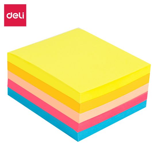 Picture of STICKY NOTES 75X75 NEON 400SHTS DELI
