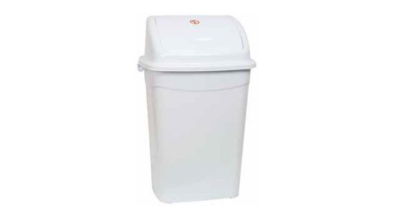 Picture of BIN SWING TOP 65L WHITE